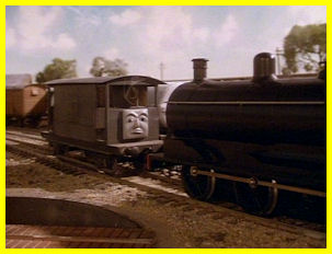 Donald threatens the Brake Van to behave
