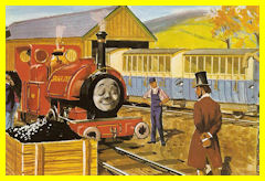 Returning from England with rear wheels and cab