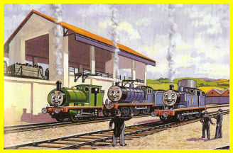 Percy, Edward and Thomas at Tidmouth