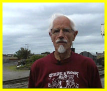 Chris Awdry at the Talyllyn