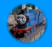 Edward puffs out of the sheds again