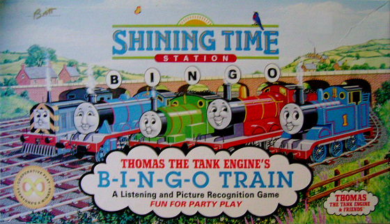 B-I-N-G-O Train Game (front)