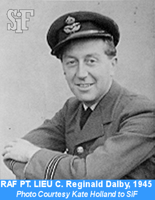 C. Reginald Dalby in 1945 with the RAF